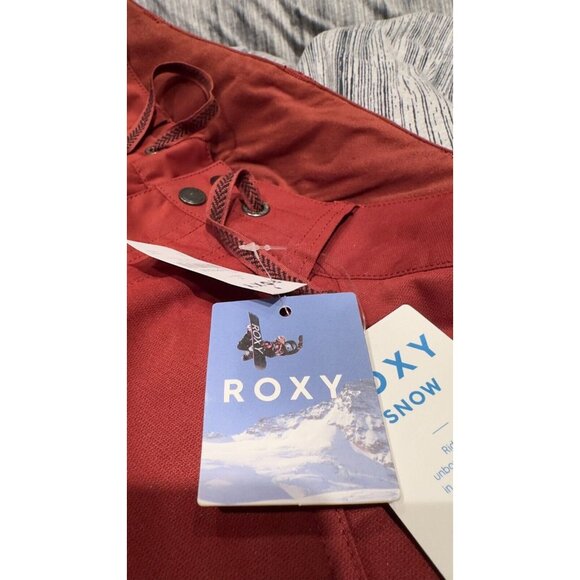 Women's Snow Pants By Roxy Nadia Smoked Paprica Size XS 10K DryFlight Technology - Picture 4 of 16